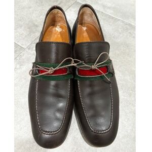60's 70's Vintage Gucci Loafers - Brown Size 43 (~9.5B US)